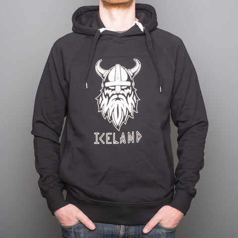 Copy of Unisex Pullover Hoody - Angry Viking - Black - Idontspeakicelandic