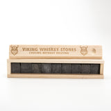 Viking Whiskey Stones - Wooden box long - Idontspeakicelandic