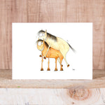 Postcard - Horseriding - Idontspeakicelandic