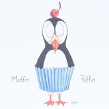 Postcard - Muffin Puffin - Idontspeakicelandic