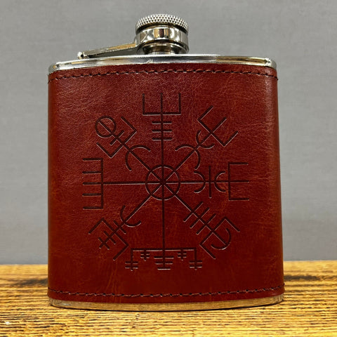 Wayfinder - Leather Hip Flask