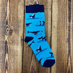Socks - Whales - Blue