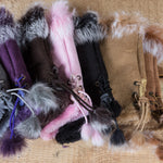 Arctic Fur Shortgloves - Ladies - Light Brown - Idontspeakicelandic