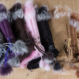 Arctic Fur Shortgloves - Ladies - Purple - Idontspeakicelandic