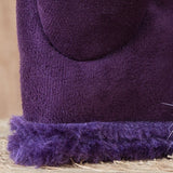 Arctic Fur Shortgloves - Ladies - Purple - Idontspeakicelandic
