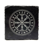 Helm of Awe - Slate Coaster