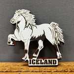 The Icelandic Horse - Laser Cut Layered Magnet