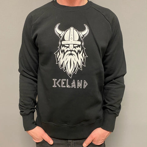 Unisex Sweatshirt - Viking Iceland - Black