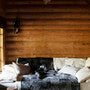 Otso - Wool Blanket from Finland - Black/Blue