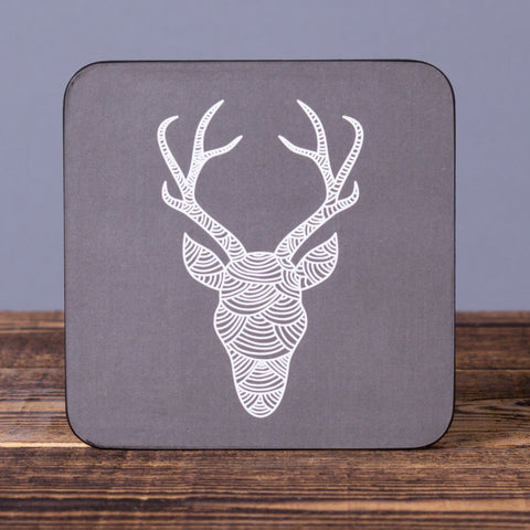 Reindeer - Set of 6 Cork Coasters - Idontspeakicelandic