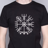 Rune (wayfinder rune) - T-Shirt - Black - Idontspeakicelandic